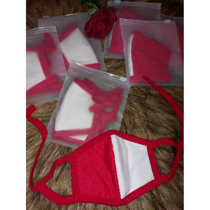 MASKER ANAK MERAH PUTIH BAHAN KAOS ADEM