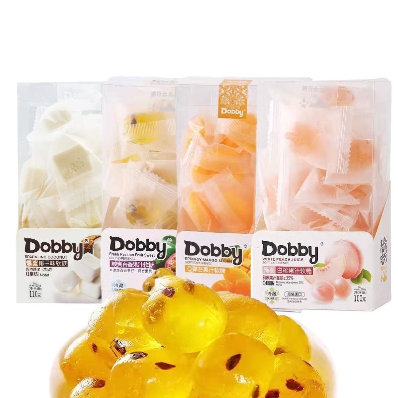 

Permen Jelly Vegetarian Dobby 110gram水果软糖