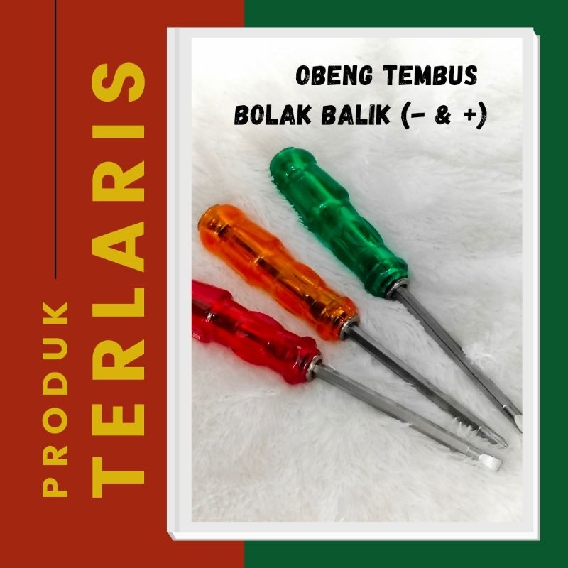 Obeng bolak-balik 4 in tembus transparan bolak-balik 4 inci obeng ketok bolak-balik obeng pukul bola