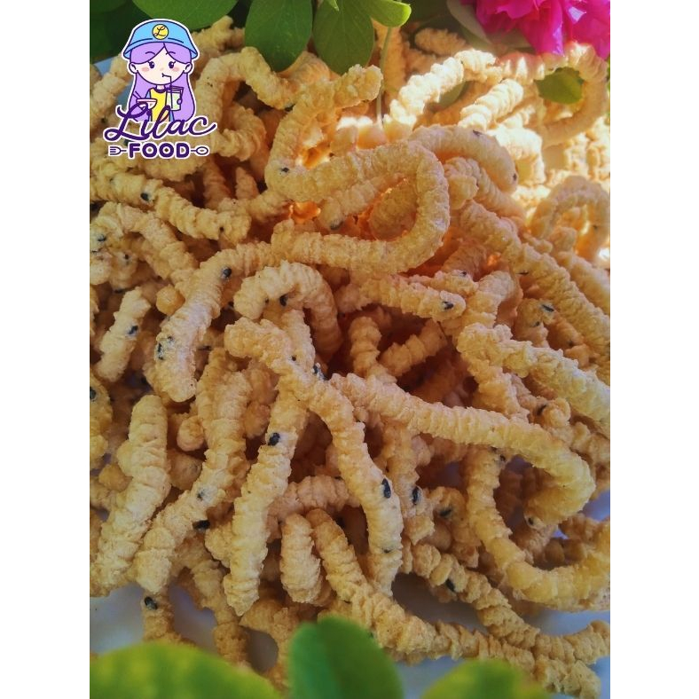 

ulat sutra wijen hitam 100 Gram