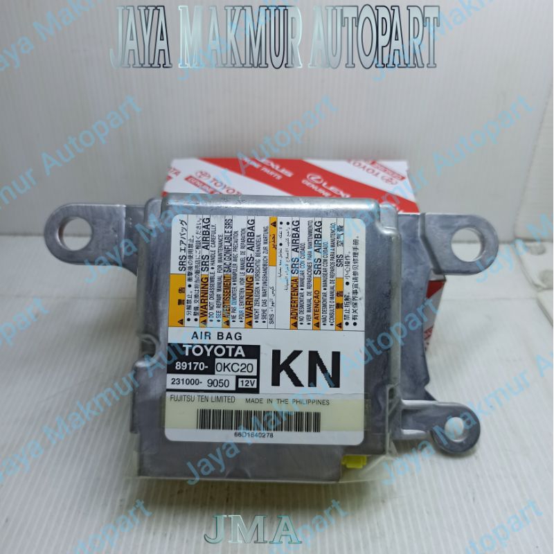 ECU Modul Sensor Air Bag Airbag 89170-0KC20 Innova Reborn Asli