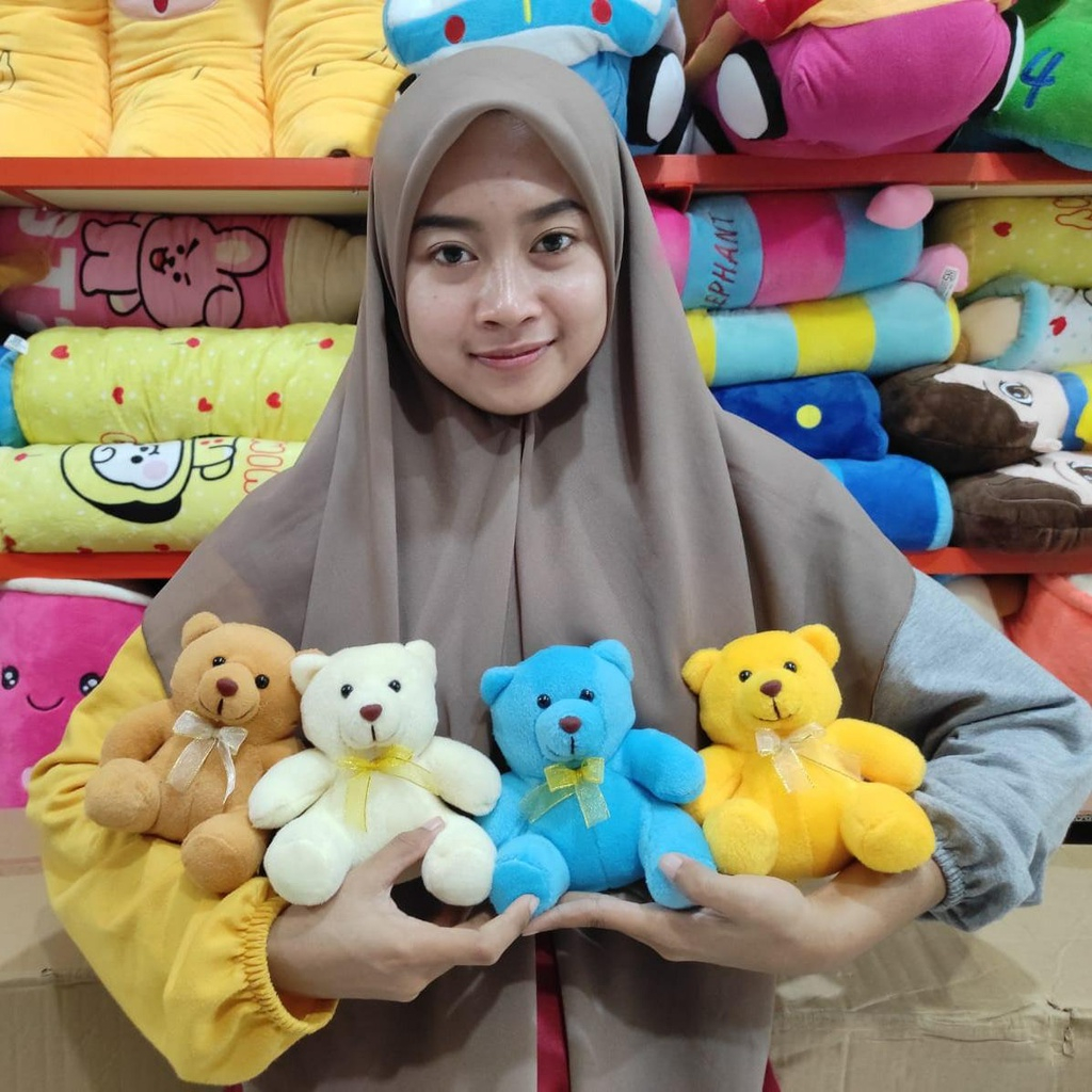 Boneka Beruang Buket/Bear Buket/Boneka Kecil Lucu