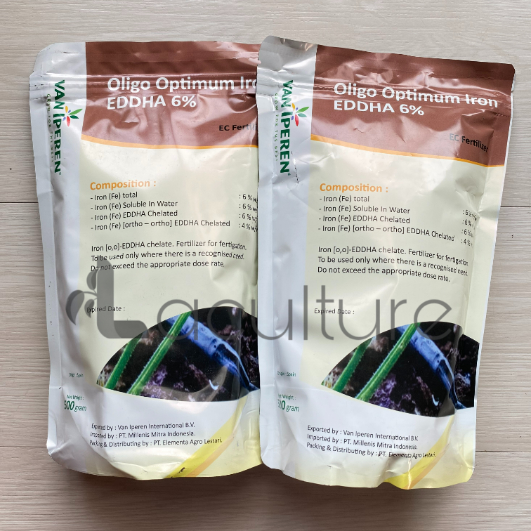 Oligo Optimum 500 gram Fe EDDHA 6% ortho 4.0 untuk Hidroponik