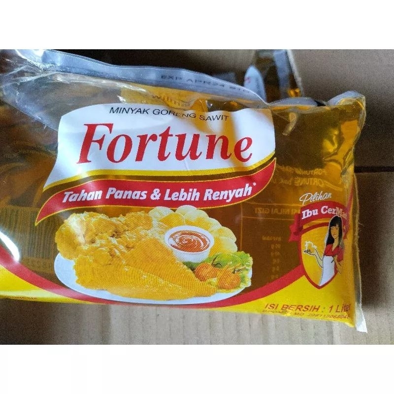 

Minyak Goreng Fortune Bantal 1 Liter