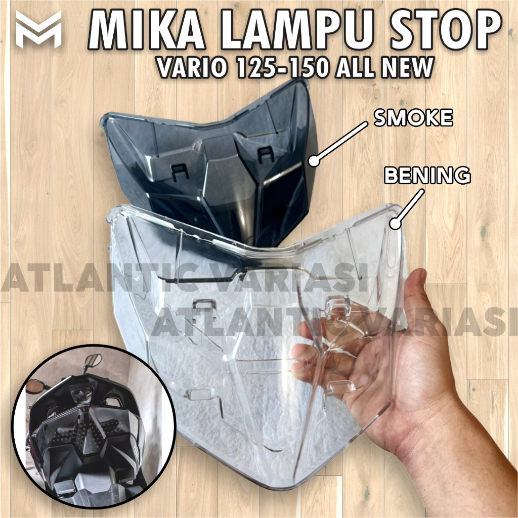 MIKA STOP VARIO PENUTUP STOP LAMPU BELAKANG / TUTUP COVER LAMPU MIKA STOP LAMP MOTOR VARIO 125 150 C