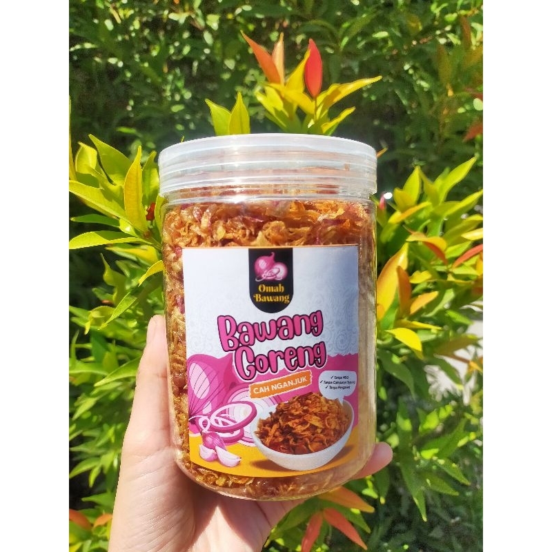 bawang goreng asli toples 600 ML