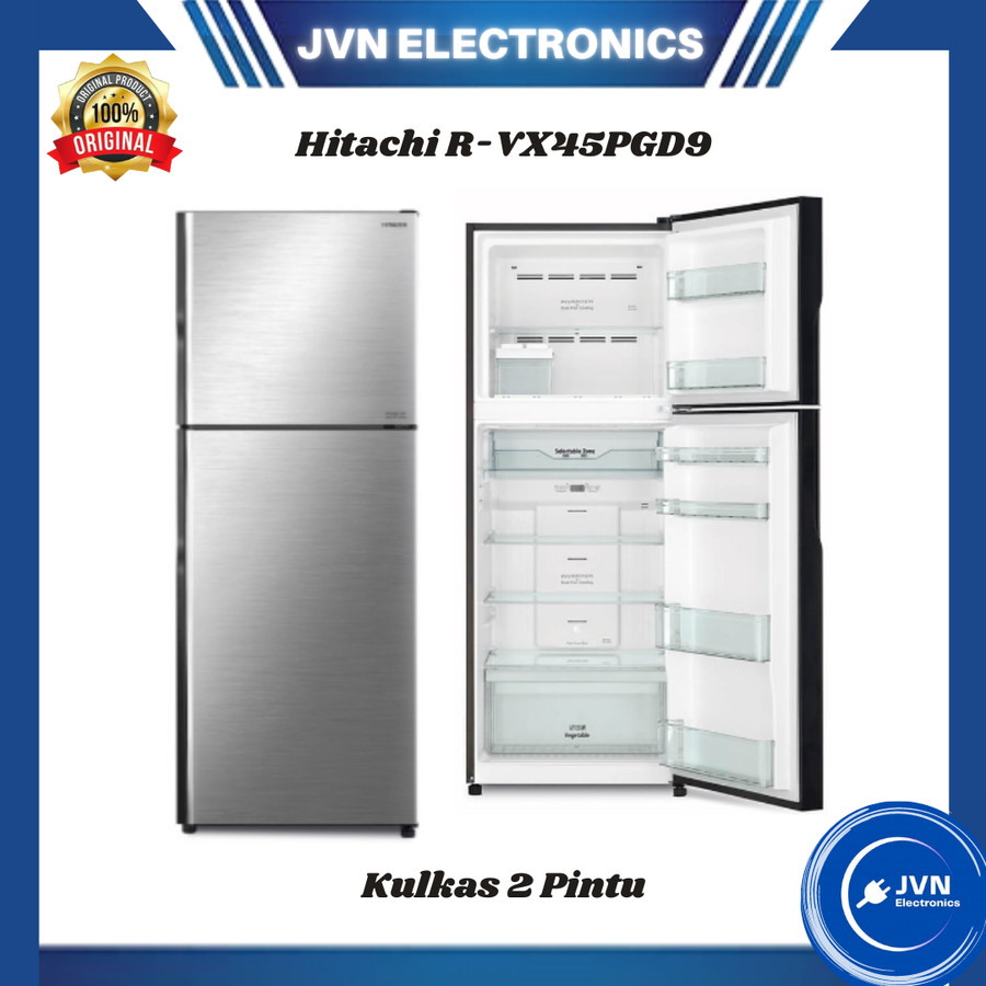 Kulkas 2 Pintu Hitachi R-VX45PGD9