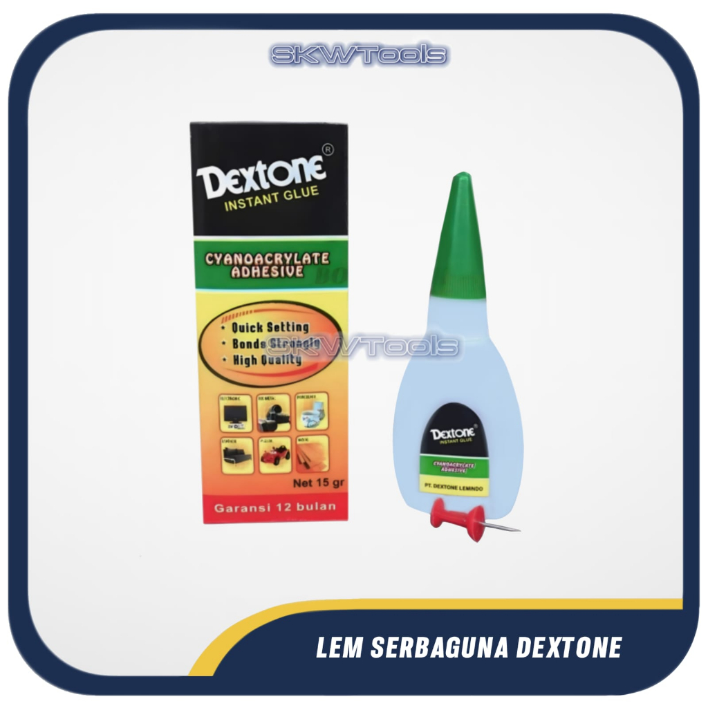 

Lem Power Glue Dextone / Lem Tetes Powerglue / Lem Cair / Lem Super Lem Korea