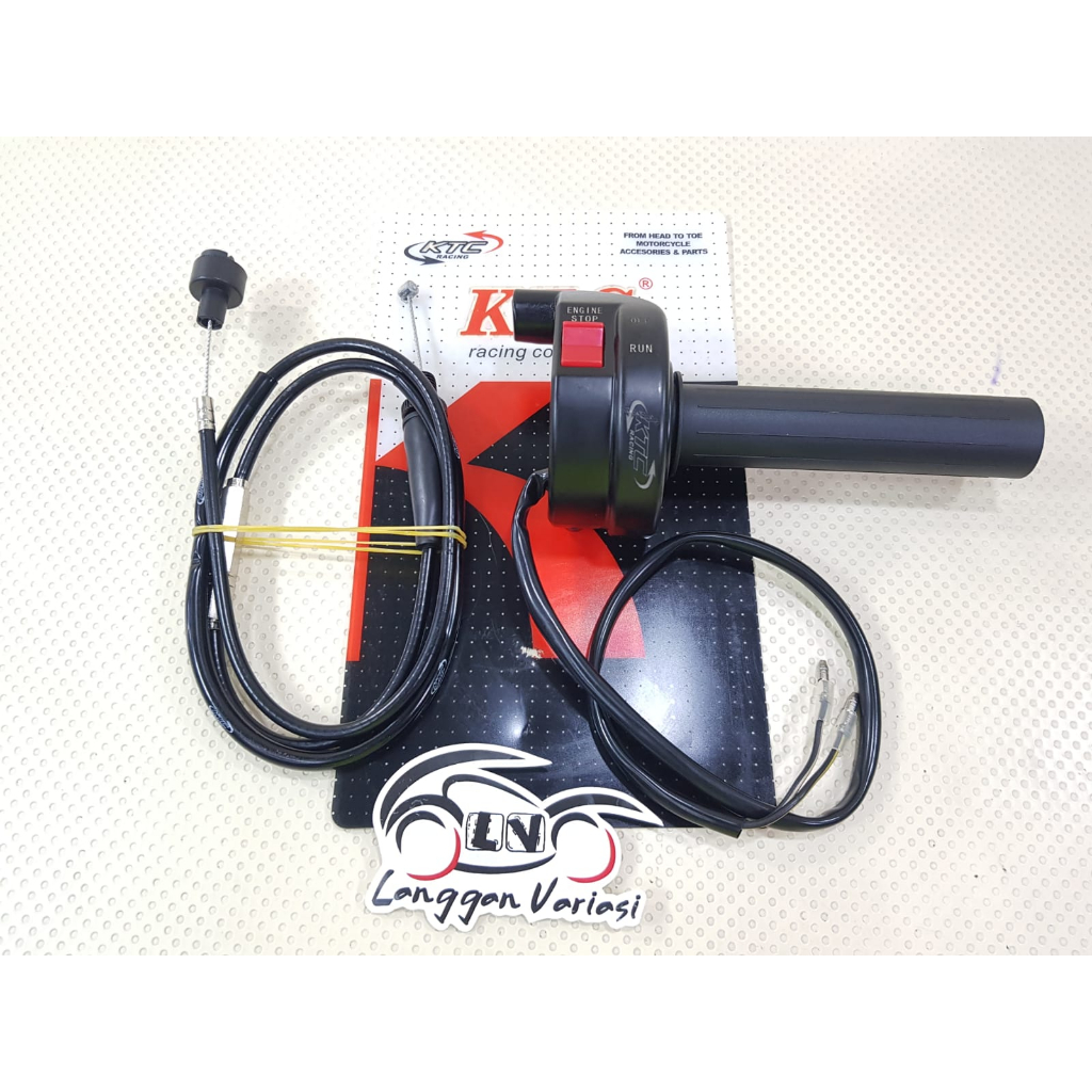 Gas Spontan Kontan 1 Kabel Universal Plus Saklar KTC Racing