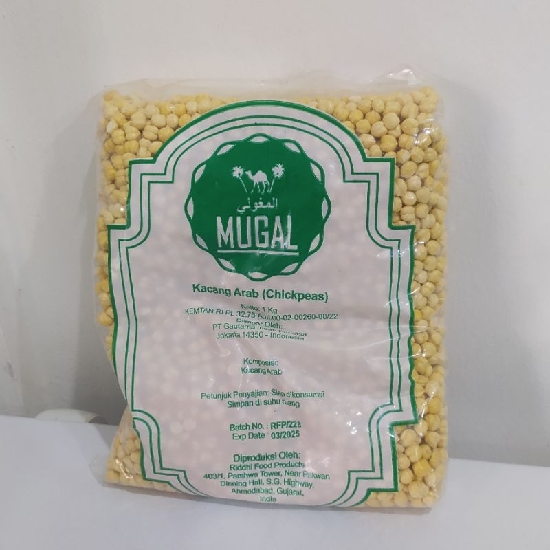 

Kacang Arab Mugal 1Kg