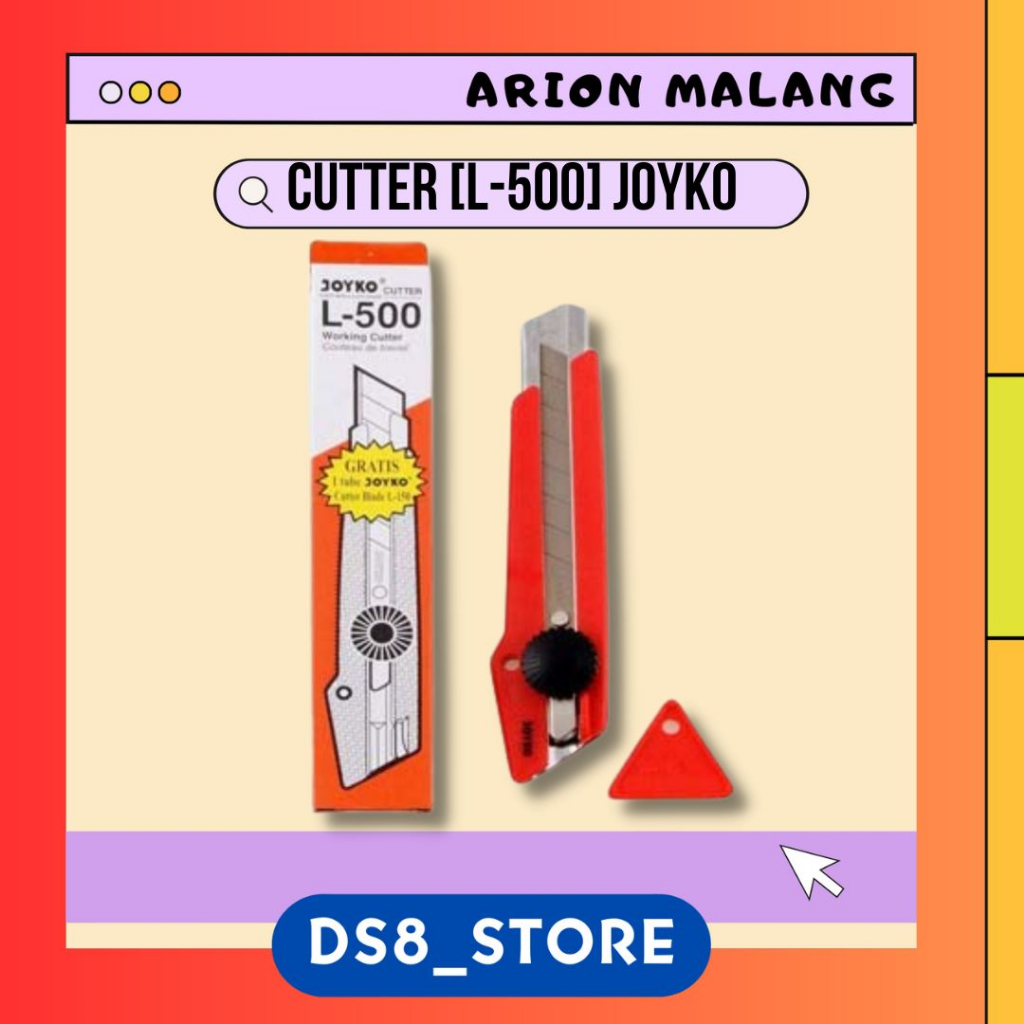 

Cutter Besar L-500 Bonus isi Cutter JOYKO