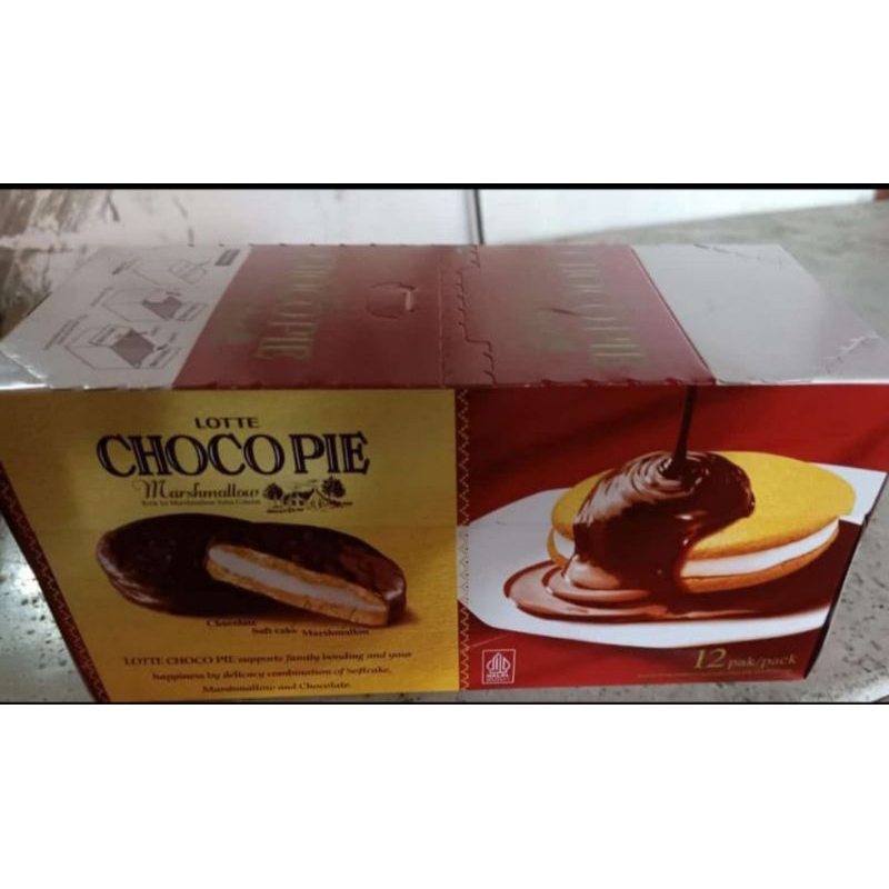 

Chocopie marsmallow Lotte isi 12