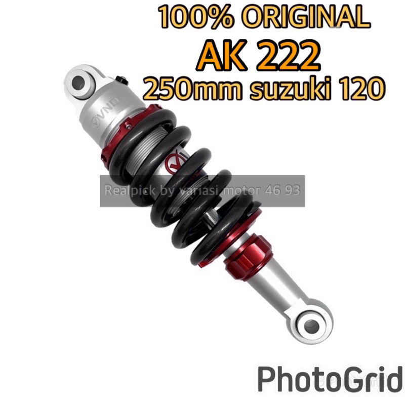 shock satria 120 vnd ak222 shockbreaker suzuki satria 120 vnd original
