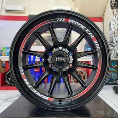 VELG RACING HSR RING18 HOLE 6X139,7 BUAT PAJERO HARDTOP HILUX FORTUNER DLL