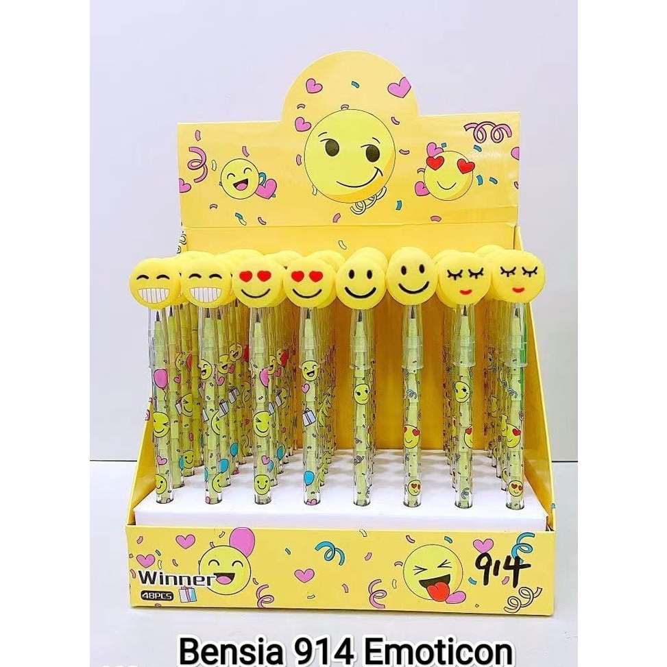 

BENSIA - PENSIL BENSIA EMOTICON / PENSIL SUSUN KARAKTER LUCU NO.914