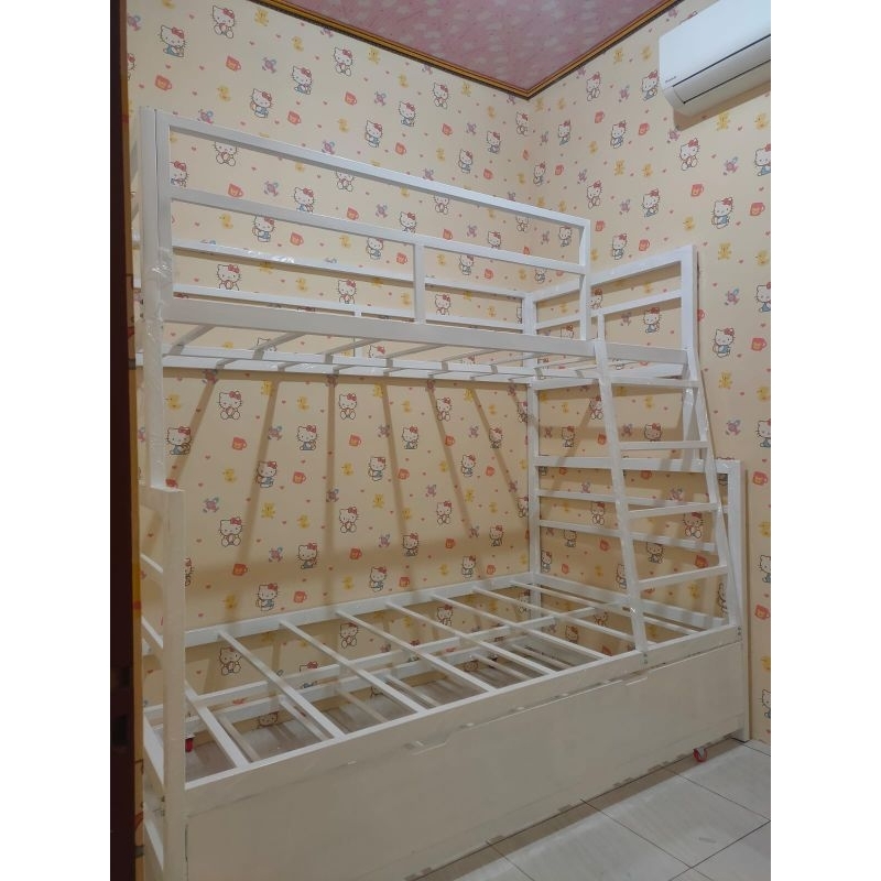 ranjang besi susun 3/dipan besi ukuran 90/120/120