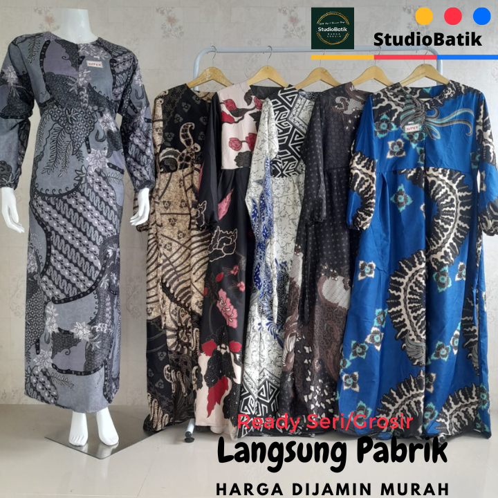 Daster Batik Printing Homedress Model Gamis Harga Grosir Langsung Pabrik