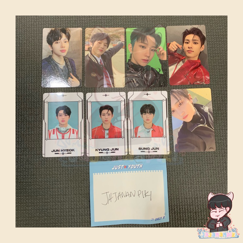 [READY] PHOTOCARD ALBUM TNX THE NEW SIX KYUNGJUN SUNGJUN JUNHYUK (Baca Deskripsi)