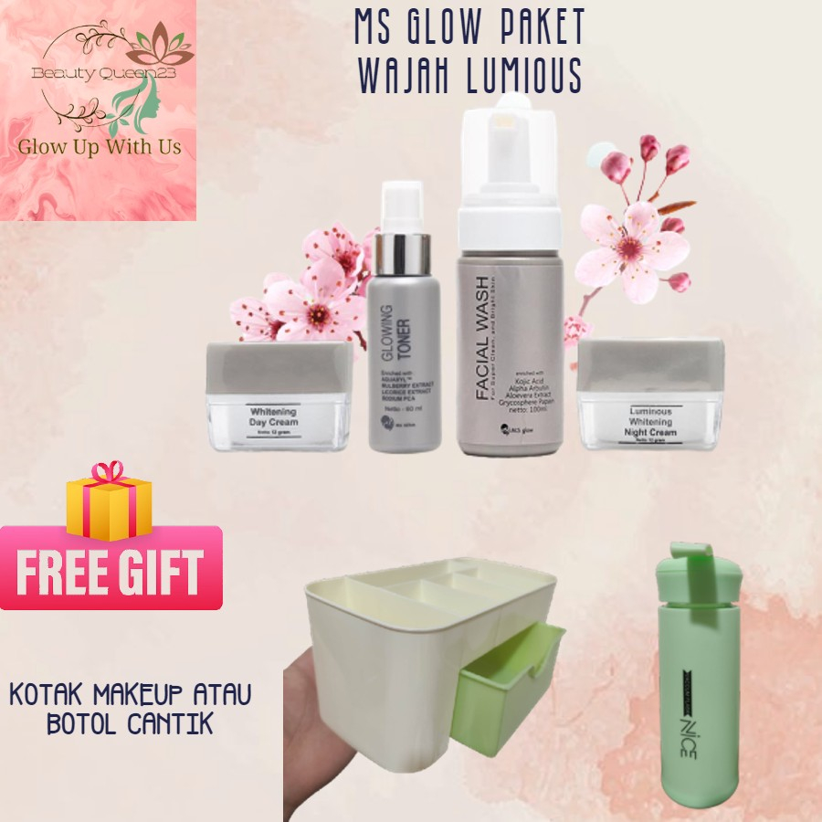 MSGLOW 1 PAKET LUMINOUS PAKET LENGKAP MS GLOW