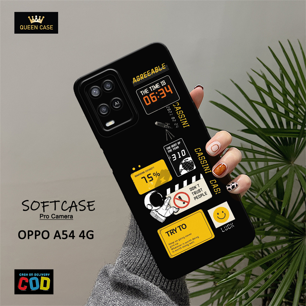 Soft Case Hp Oppo A54 4G  Terbaru - Queen case.id - Fashion Case Aesthetic - Casing Hp Oppo A54 4G -