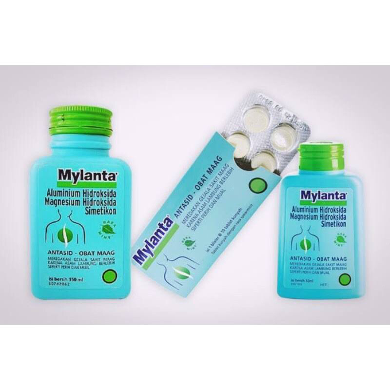Mylanta | Milanta | Mylanta Cair 150ml | Mylanta Cair 50ml | Mylanta Tablet isi 10 | Mylanta Obat Ma