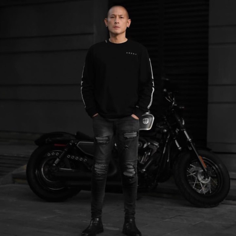 RUCAS Dark Grey Caviar Leather Jeans Season 12 - 34