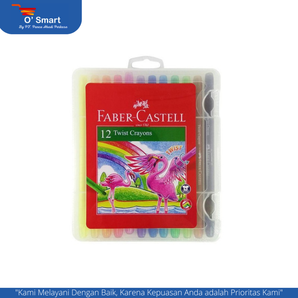 

CRAYON TWIST 12 DAN 24 FABER CASTELL