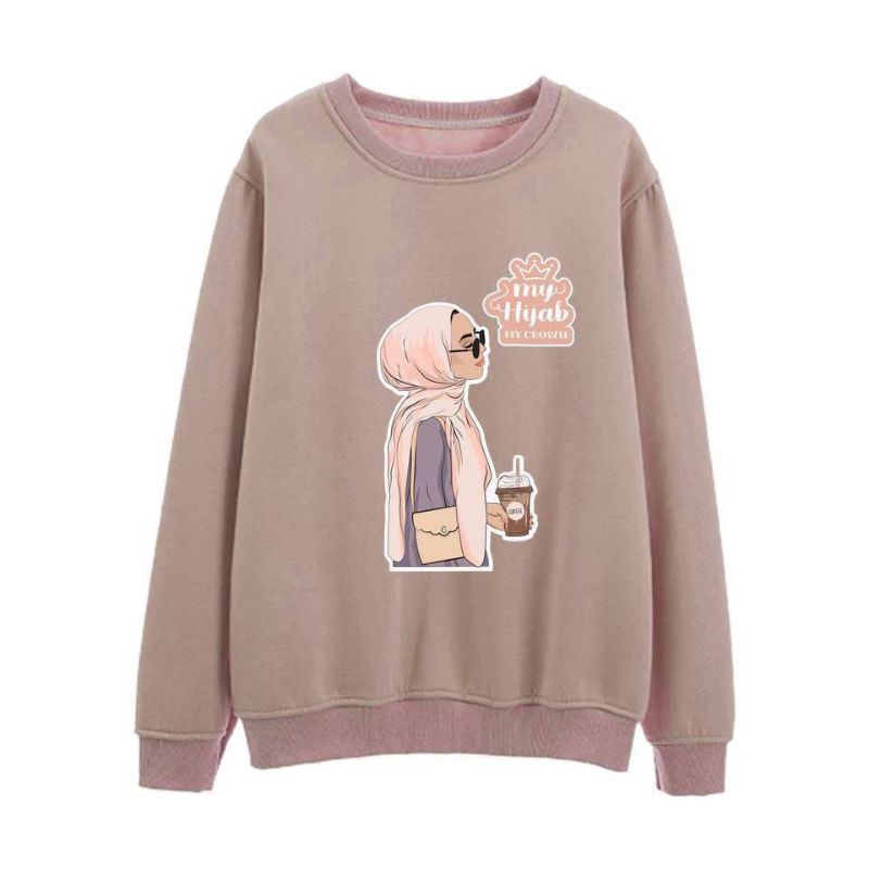 [Viral] Sweater Cewek Perempuan Muslimah Kece Kekinian