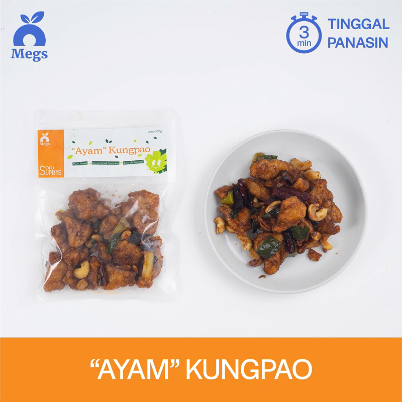 

“AYAM KUNGPAO” - MAKANAN INSTANT/ SIAP MAKAN/ READY TO EAT (SOLO SUPPERS BY MEGS)