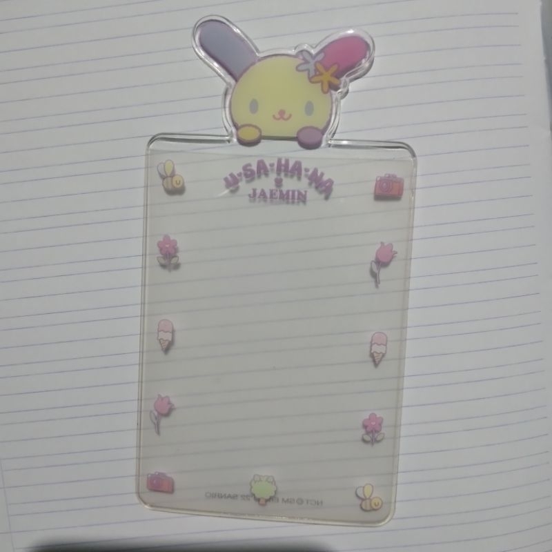 cahol clear sleeve sanrio usahana jaemin