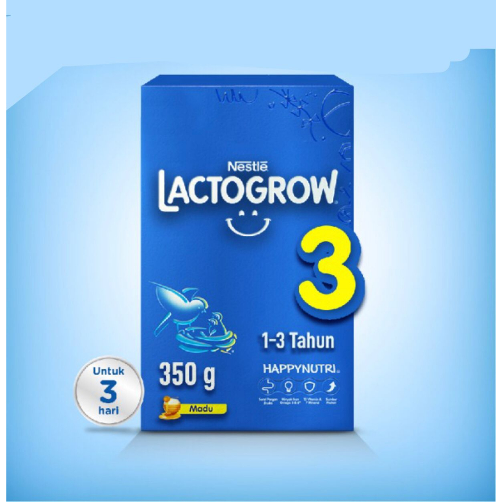 

NESTLE LACTOGROW 3 (Madu) - Susu Anak 1-3 Tahun - Box 350 gram