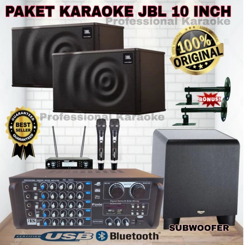 PAKET SPEAKER KARAOKE JBL MK 10 ORIGINAL (KARAOKE ELEGANT)