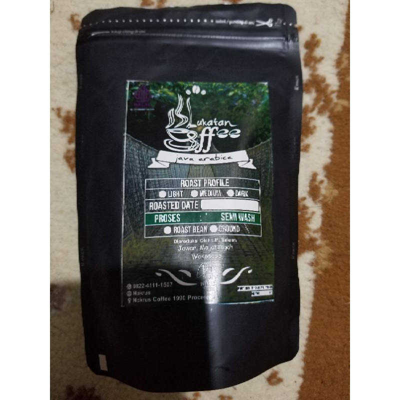 

kopi arabica semi wash slukatan wonosobo