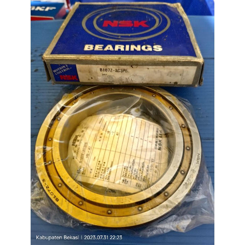 Bearing B107Z-3C3P5 / B107Z-3 C3P5 NSK (107x155x26)