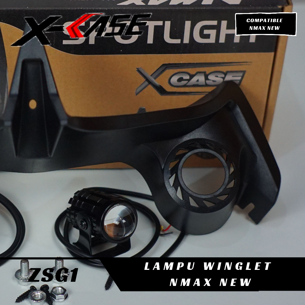 LAMPU Winglet Depan NMAX Plus LAMPU Tembak Winglet Lampu Depan Sorot NMAX New 2020