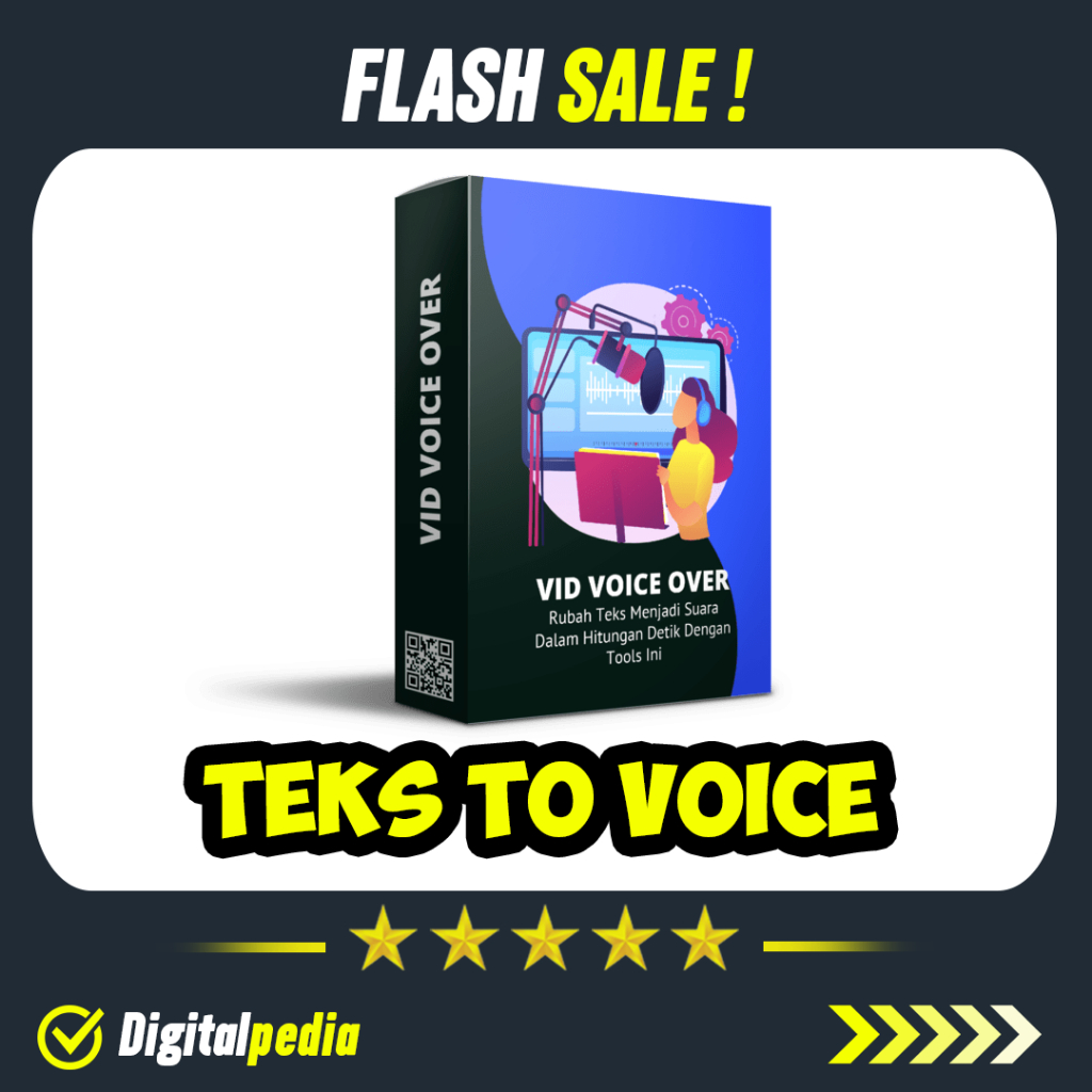 Convert Text to Voice Over VoicePal Pro Konverter Teks ke Suara Cepat 189 Suara Manusia 30+ Bahasa S