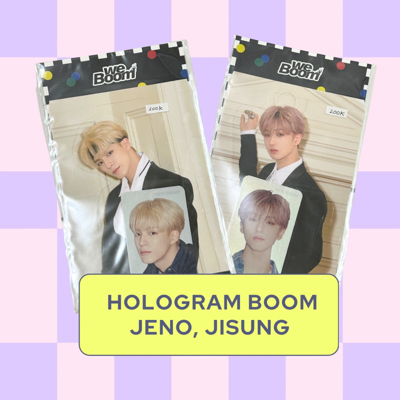 HOLOGRAM PC SET WE BOOM JENO JISUNG SEALED