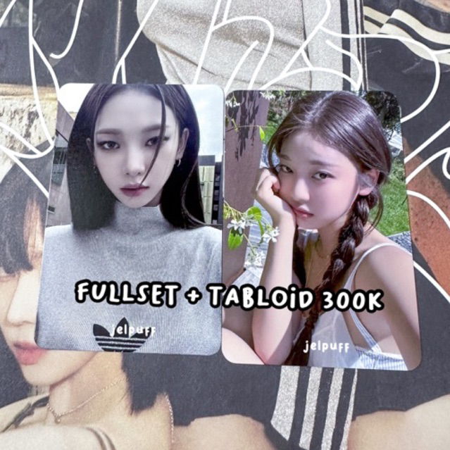 [ FULLSET ] aespa my world tabloid ver ld everline ningning kepang + pc karina