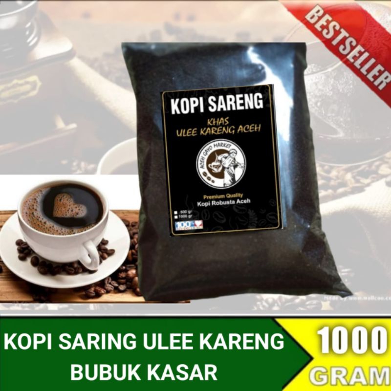 

Kopi Aceh Asli Bubuk Kasar Murni Khas Ulee Kareng Asli solong 1kg Giling Halus TerMurah Bisa Untuk Kopi Susu sanger oleh oleh khas aceh dari tanah rencong original.