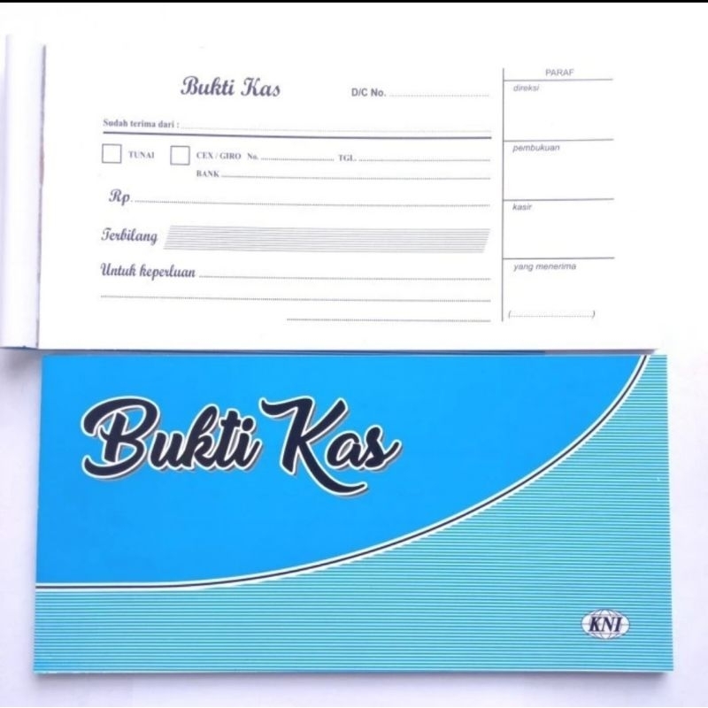 

( 10 buku ) Buku Nota Catatan Bukti Kas Bon KNI ( 20 cm x 10 cm )