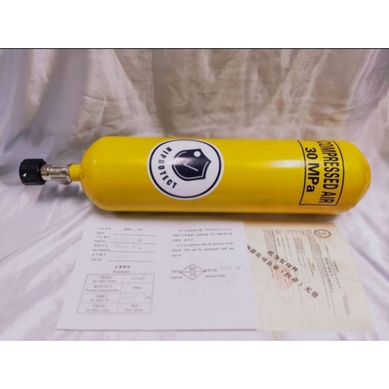 spare air breathing apparatus cylinder 6liter tabung scba breathing apparatus hiprotect