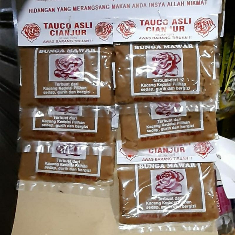 

Tauco asli cianjur per sachet