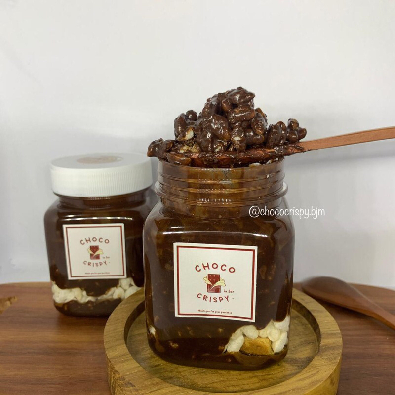 

CHOCO CRISPY / CHOCO CRISPY IN JAR / RICE CRISPY / LUMER / CHOCO JAR / CHOCO CRUNCHY / KEMASAN JAR 200ML / CEMILAN / JAJANAN