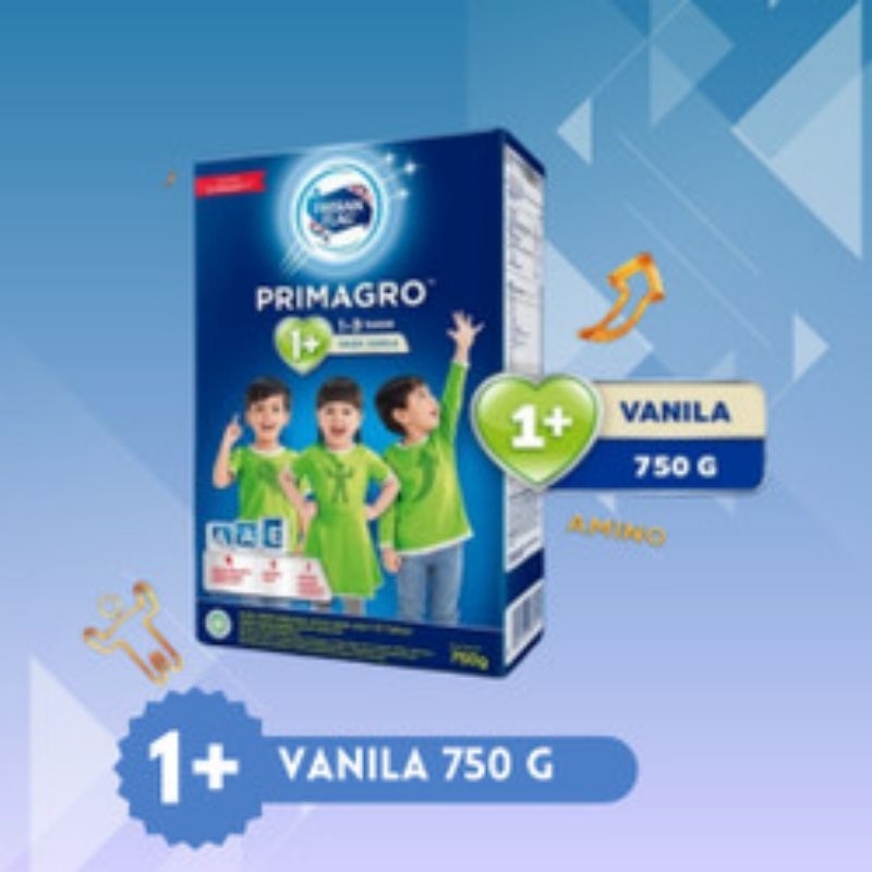 frisian flag primago 1+ vanilla dan madu 750gr