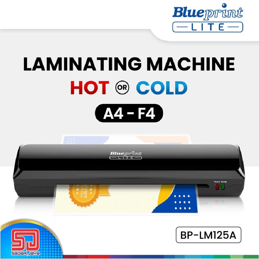 

Blueprint LM125A Mesin Laminating Panas & Dingin Laminating Machine Hot & Cold LM 125A A4 F4