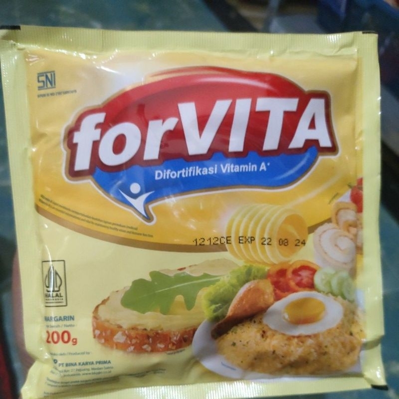 

Margarin Forvita berat 200 gr