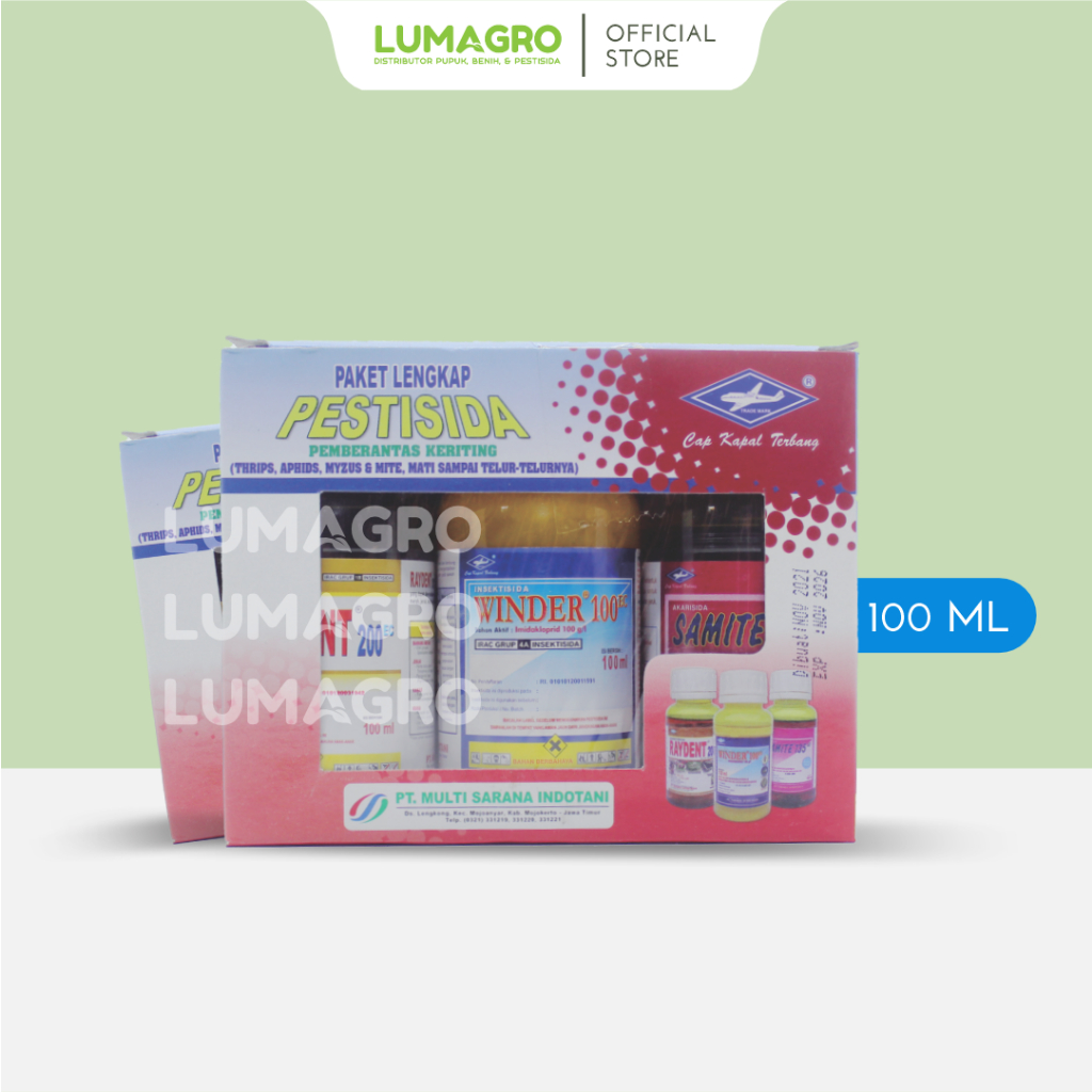 Paket Anti Keriting Pengendali Hama Thrips Tungau Kutu Kebul Pada Tanaman Cabai Cap Kapal Terbang