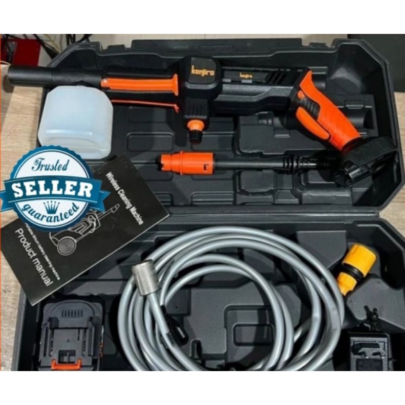 KENJIRO KJCHP-20 Q7 Jet Cleaner Cuci Steam Mobil Motor Cordless 20V

