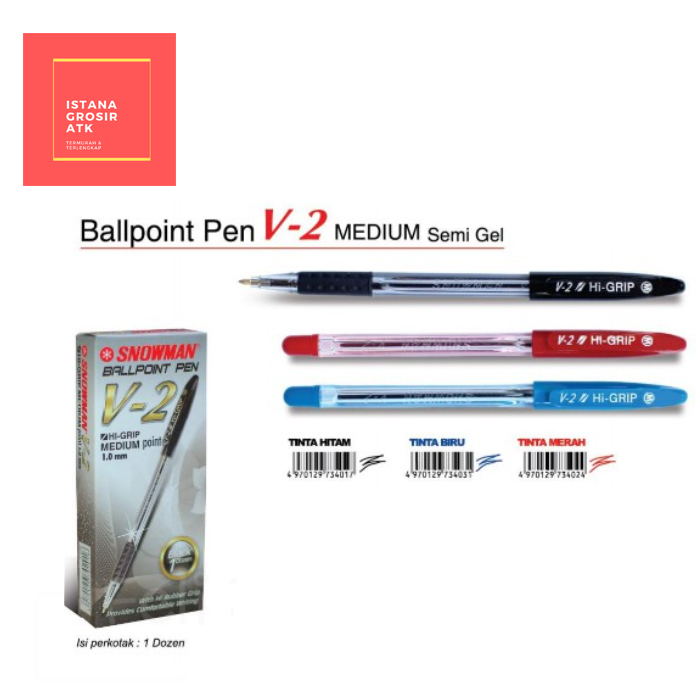 

Snowman V2 Pulpen / Bolpen / Pen / Ballpoint