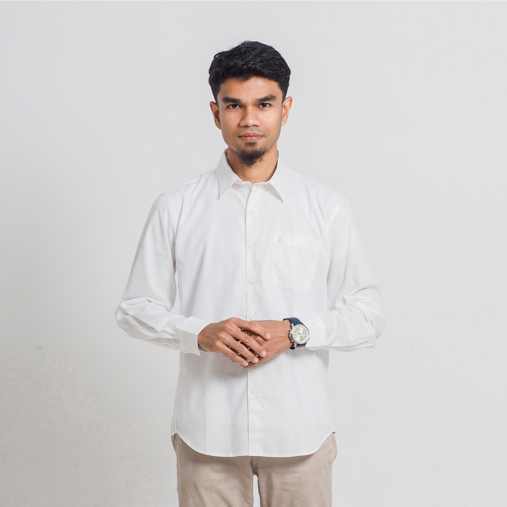 Kemeja Habbasic Longsleeve - Off White
